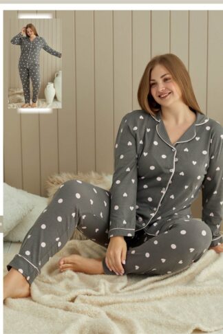 Deluxerie Grote Maten Pyjama Set Orrinthia